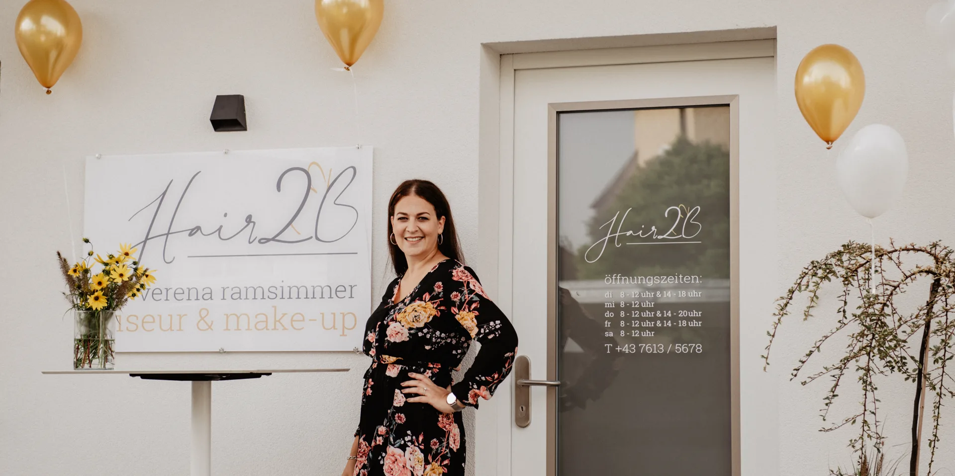 Einladende Atmosphäre im hair2b Salon